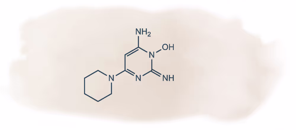 Chemische samenstelling minoxidil