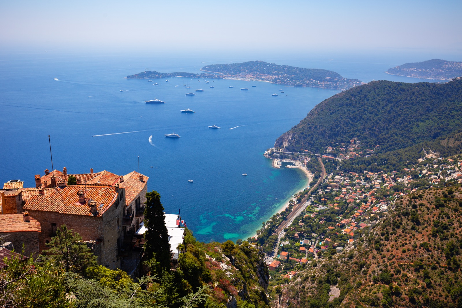 The Riviera coastline seen from Èze