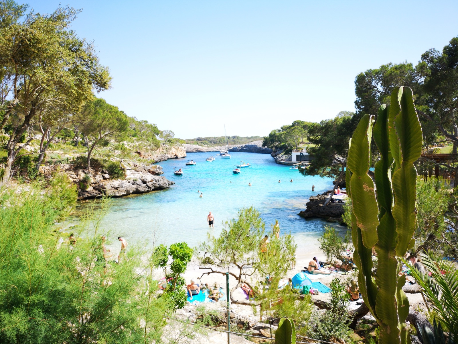 A sheltered cove on the Spanish coast