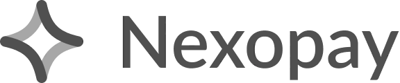 Nexopay logo with stylized star icon to the left.