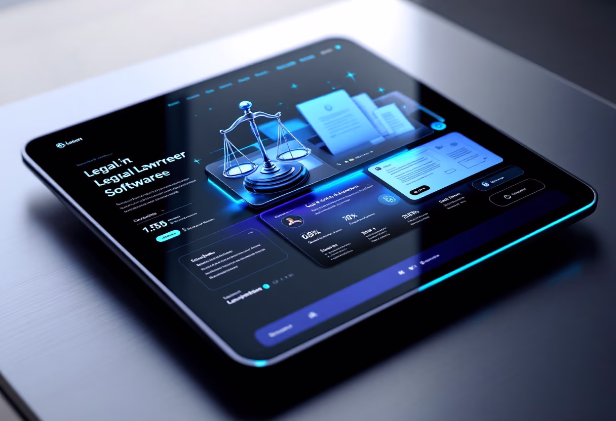 [interface] image of user interface design process (for a legal tech)
