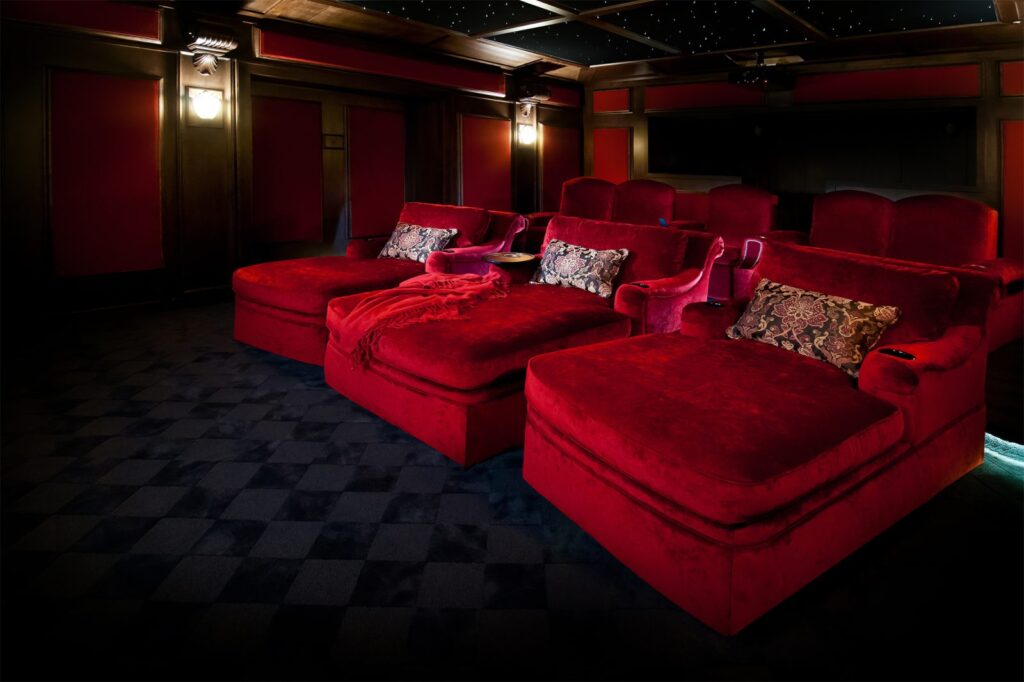 home theater couch bed
