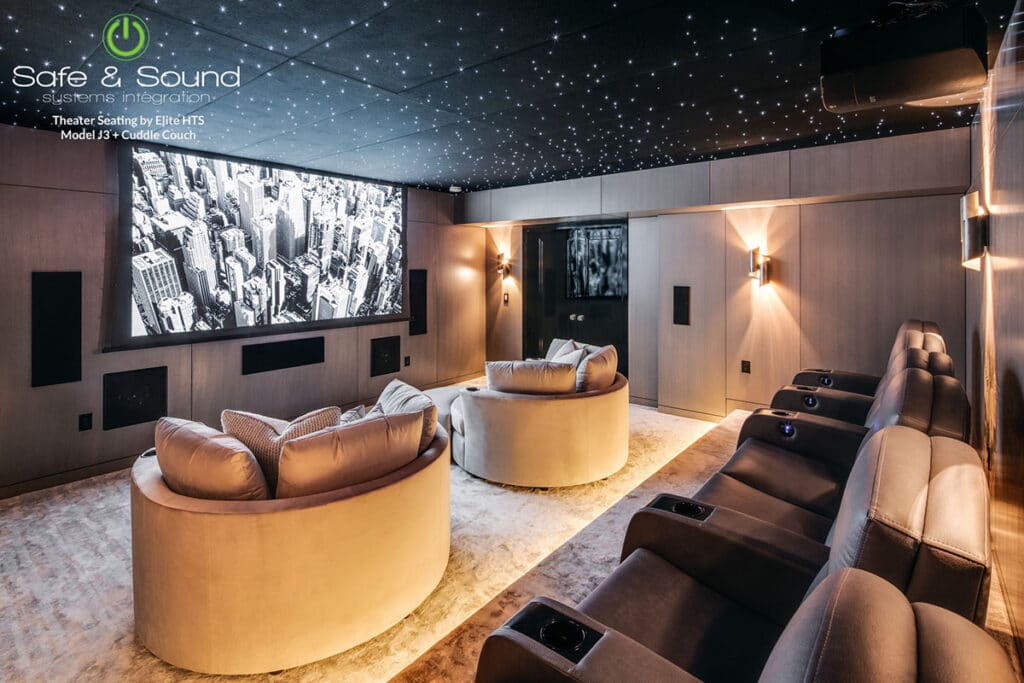 Cuddle Couches in Home theater