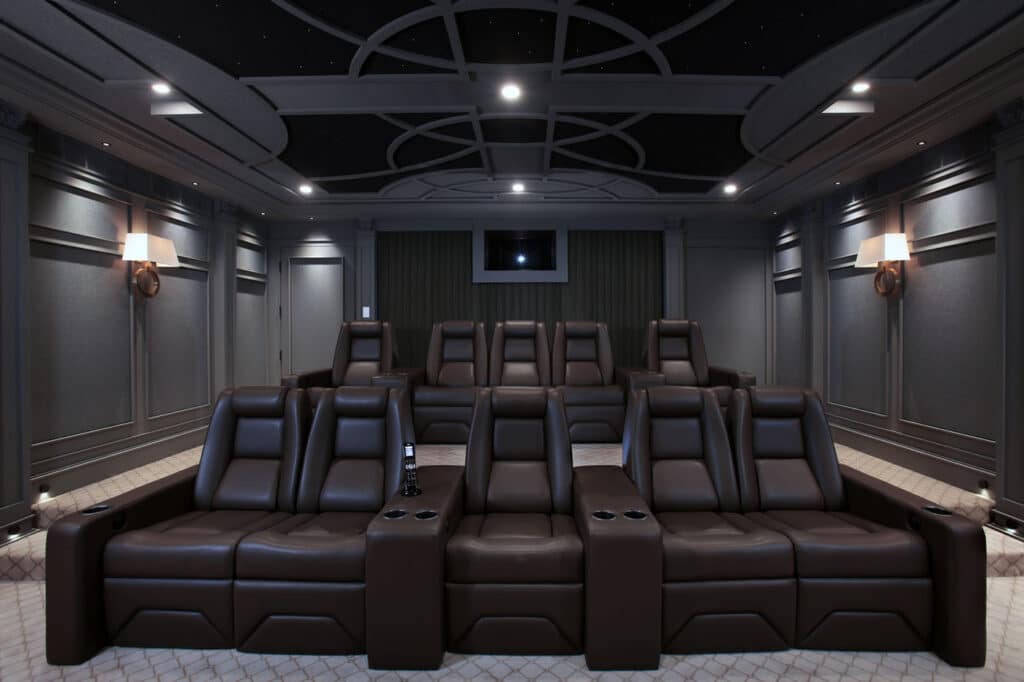 Modern theater seating
