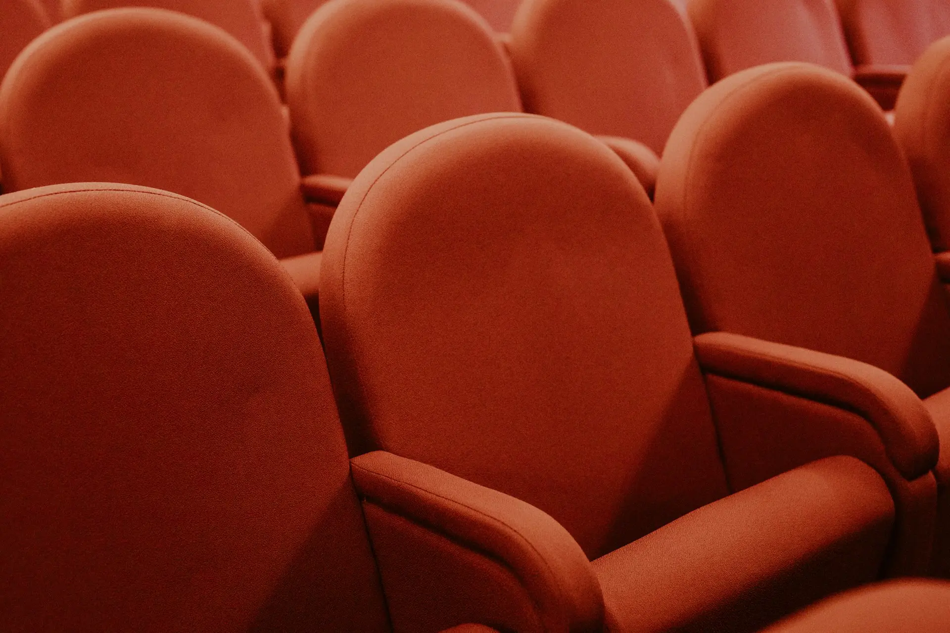 Red Theater Chairs