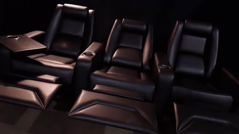 EHTS art black home theatre seats