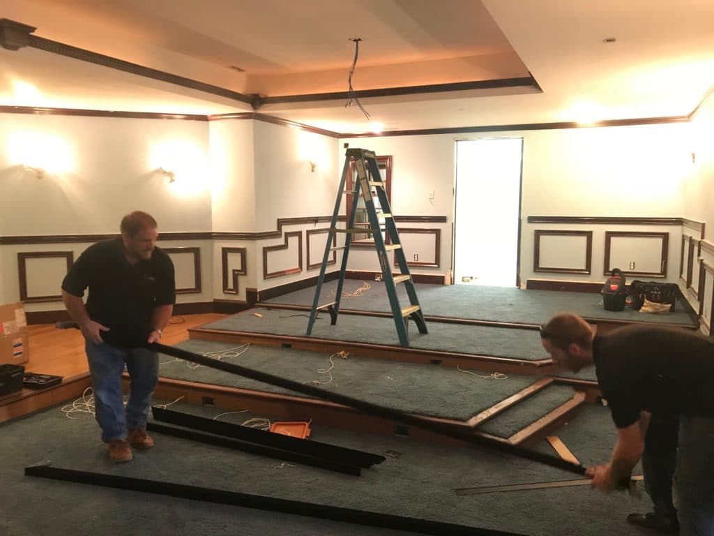 home theatre installation