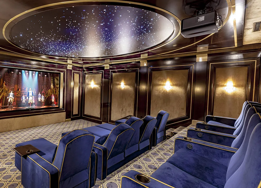 luxury home theater