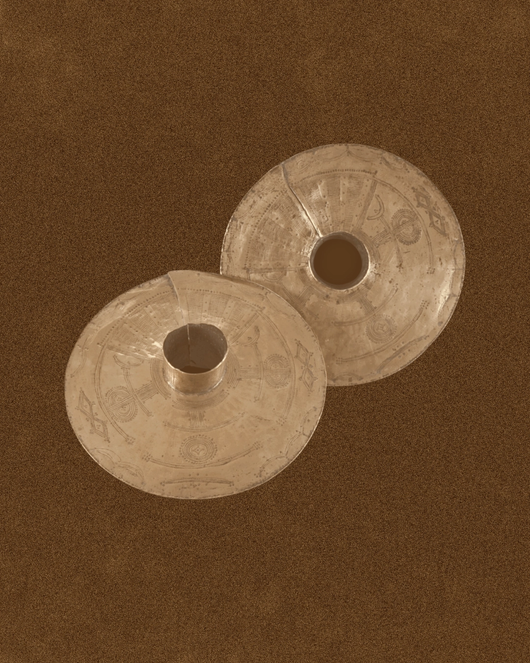 Traditional Igbo brass anklets (Adala) that inspired the Adala vase design