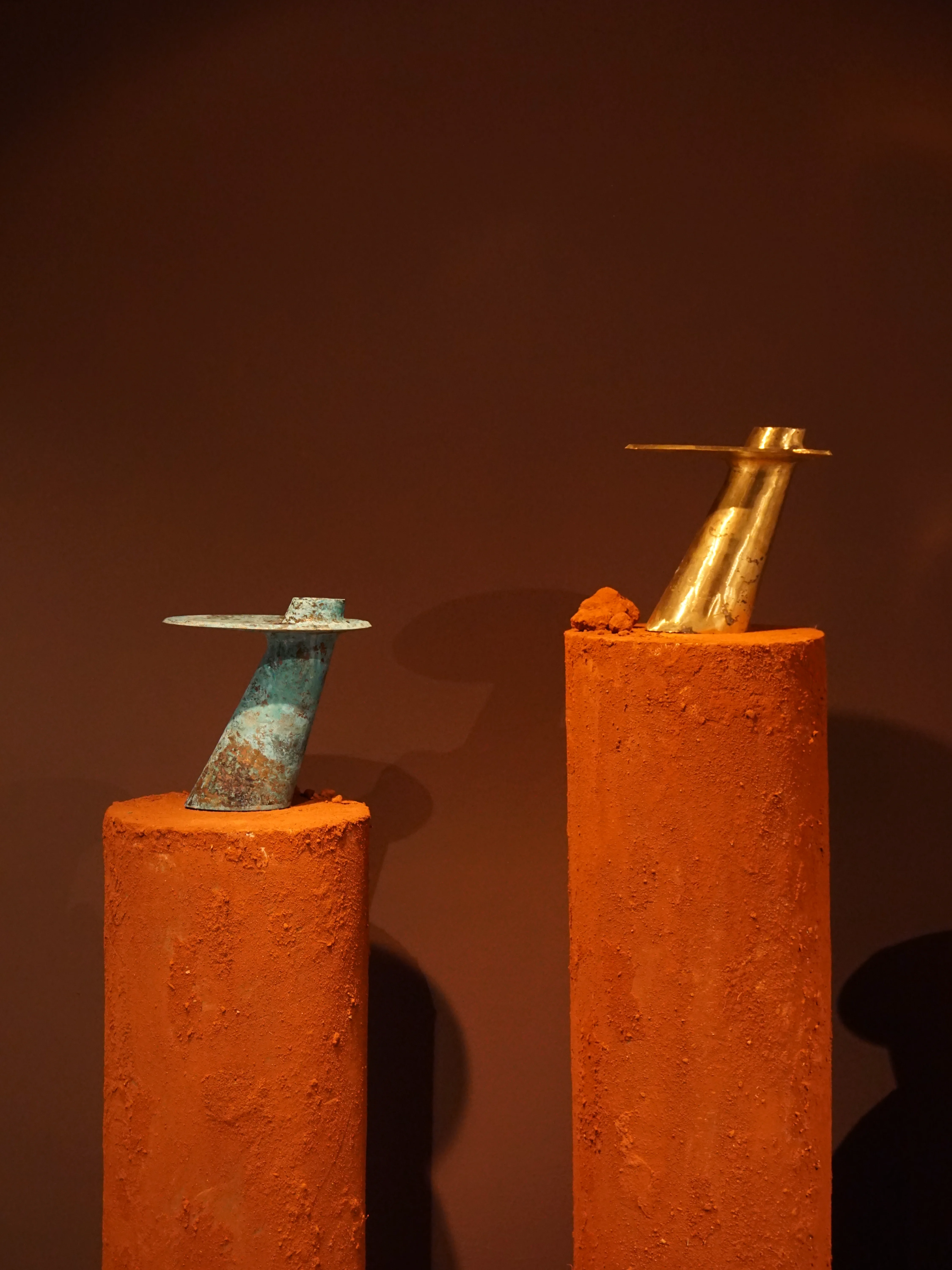 Adala vase casting detail — sand mould process