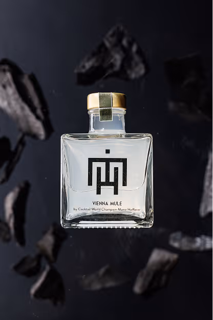 Image of the bottled cocktail vienna mule.