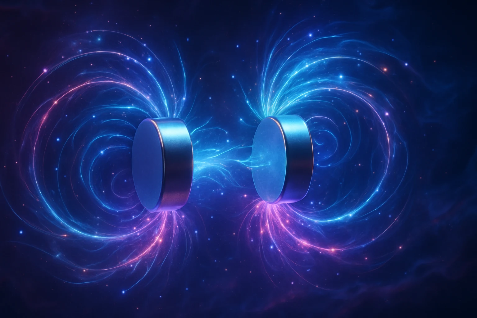 concept art depicting the powerful force of neodymium magnets