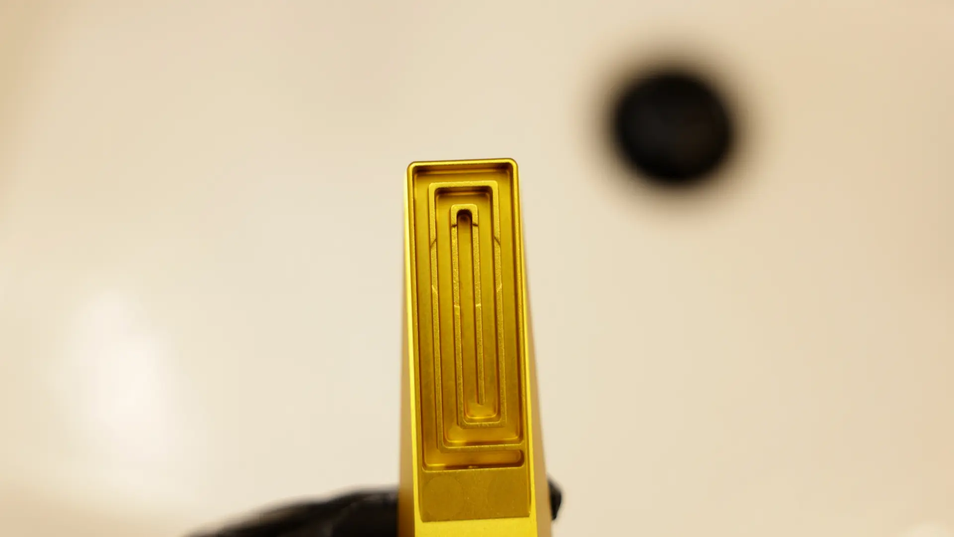 a freshly cleaned modern pipe with a pristine labyrinth pathway shown after cleaning