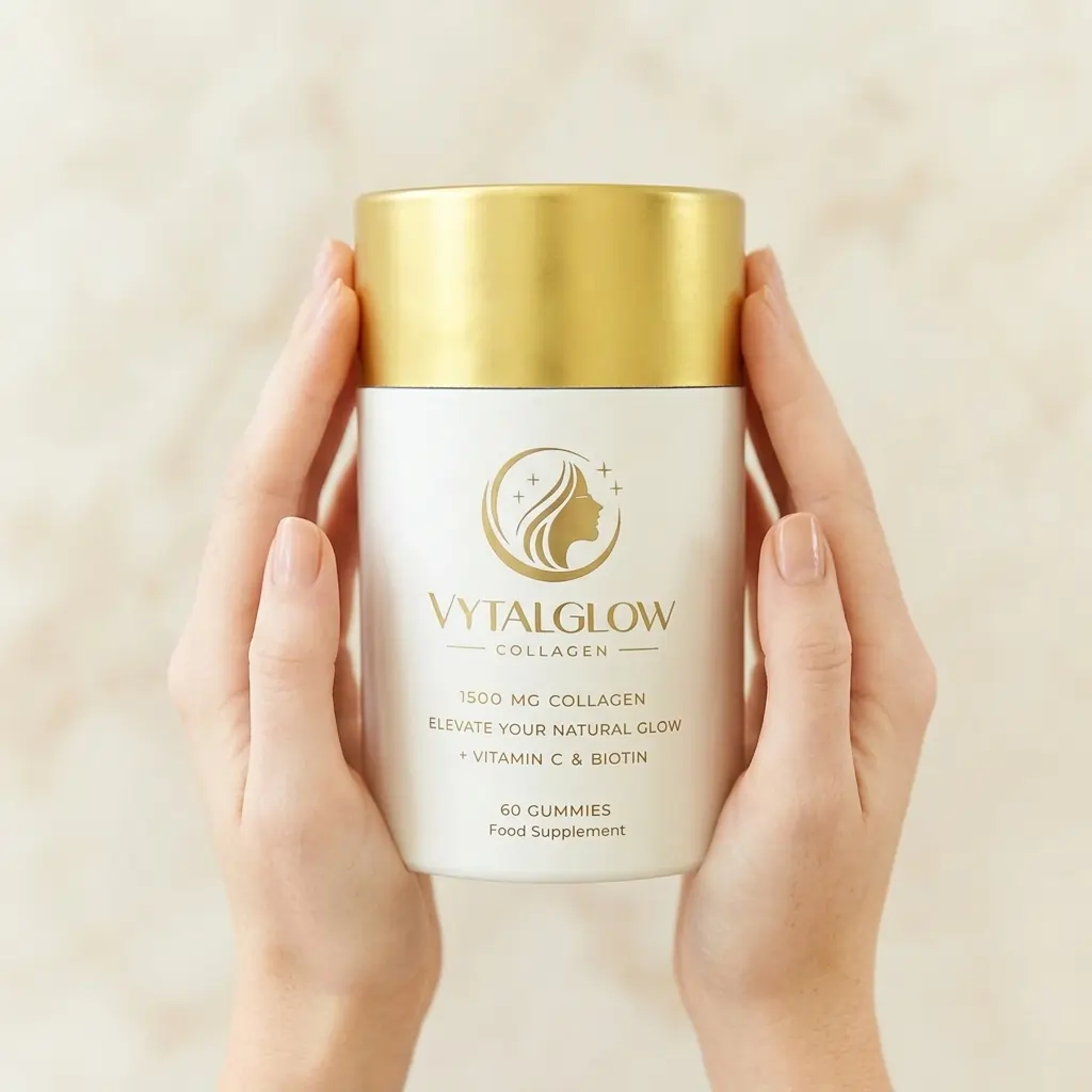 VytalGlow collagen gummies close up