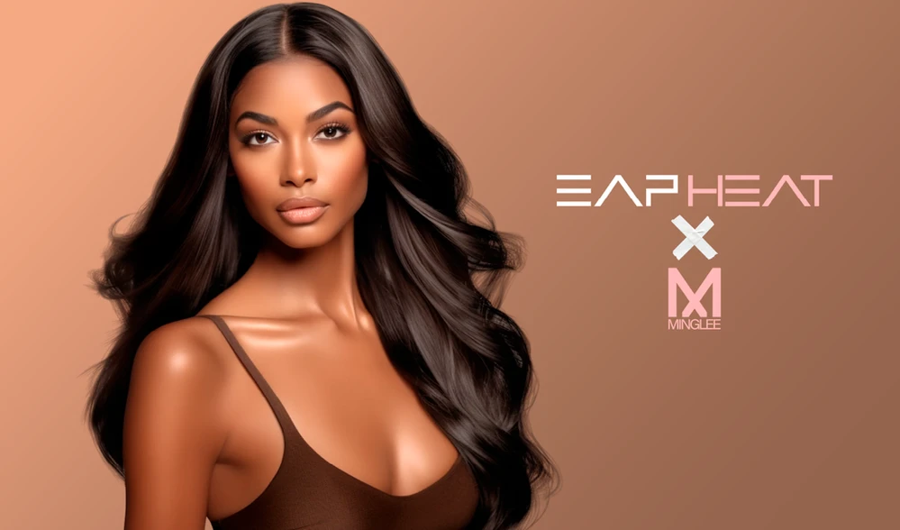 After website beauty brand hero mockup