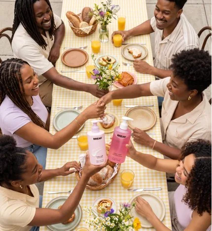 Breaking Bread table seen from above