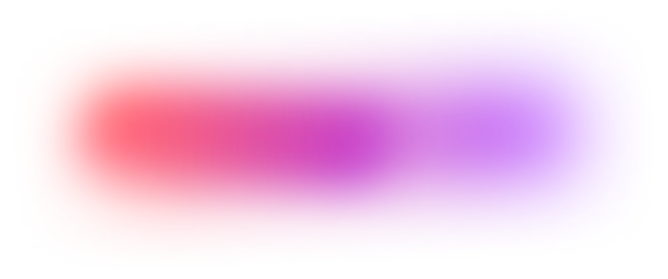 Vibrant gradient background blending red on the left into purple on the right.