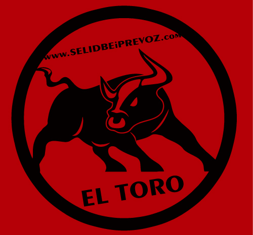 Logo El Toro koji ilustruje bika u crvenom krugu