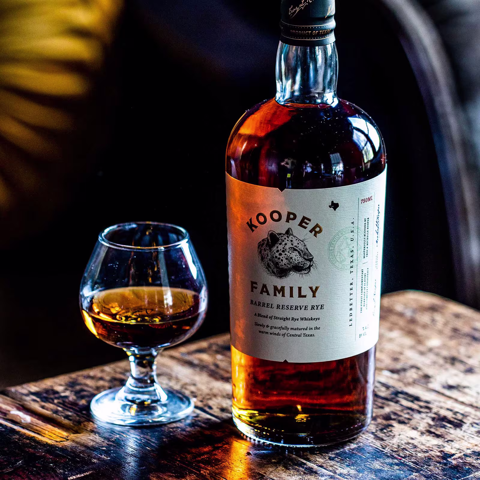 Koopers Award Winning Barrel Reserve Rye Whiskey
