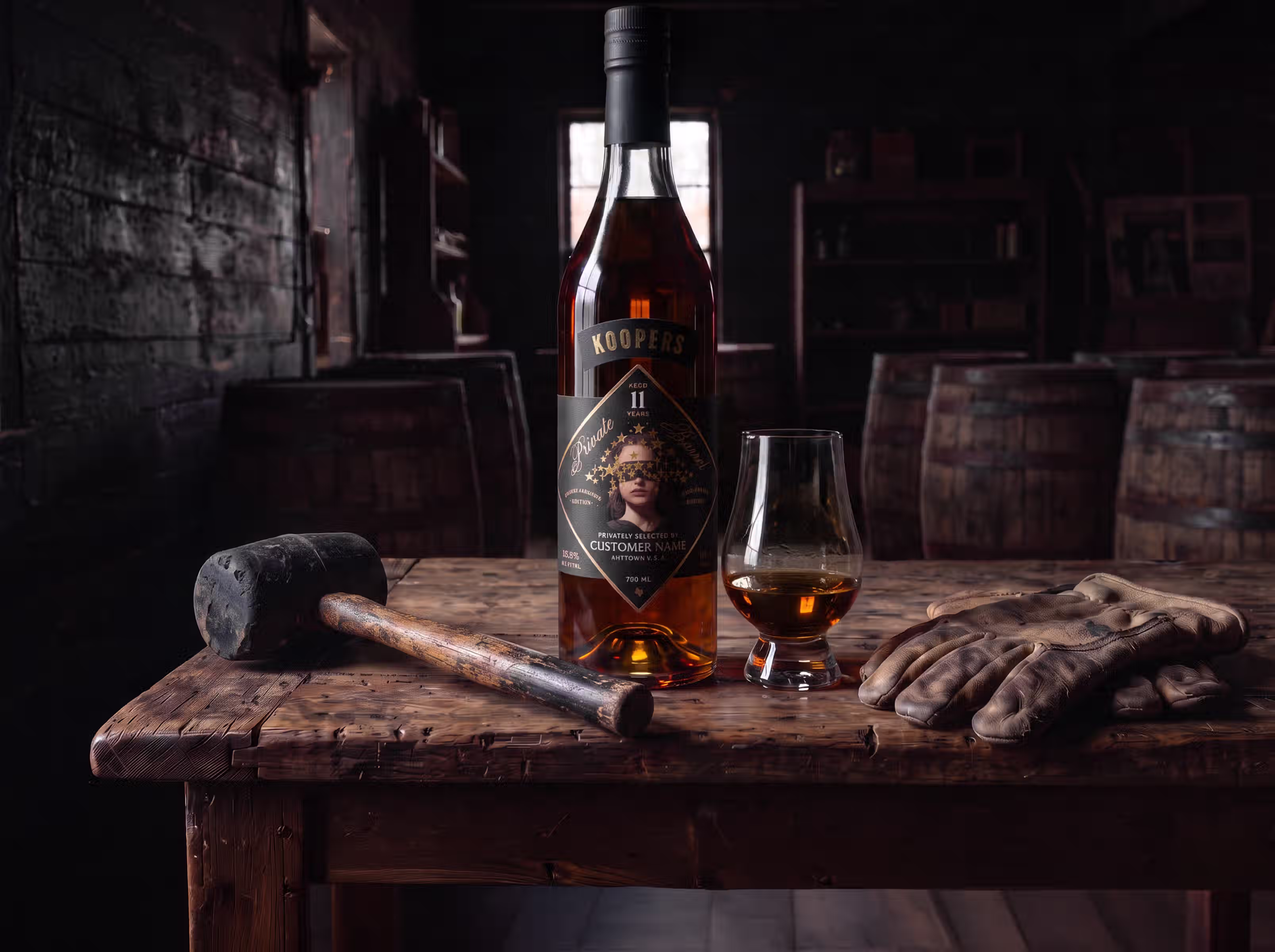 Koopers Private Barrel Collection Bourbon Whiskey
