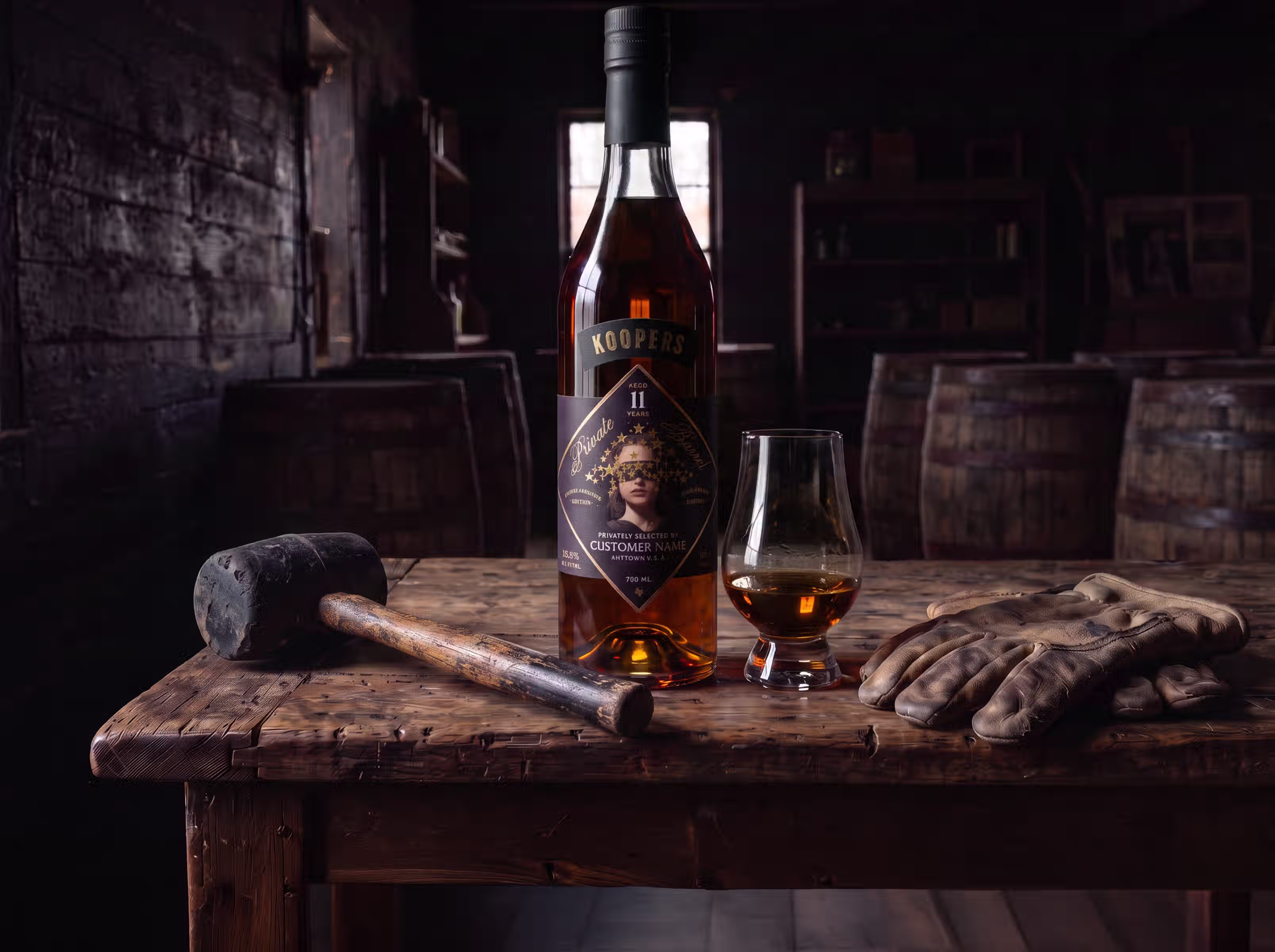 Koopers Private Barrel Collection Bourbon Whiskey