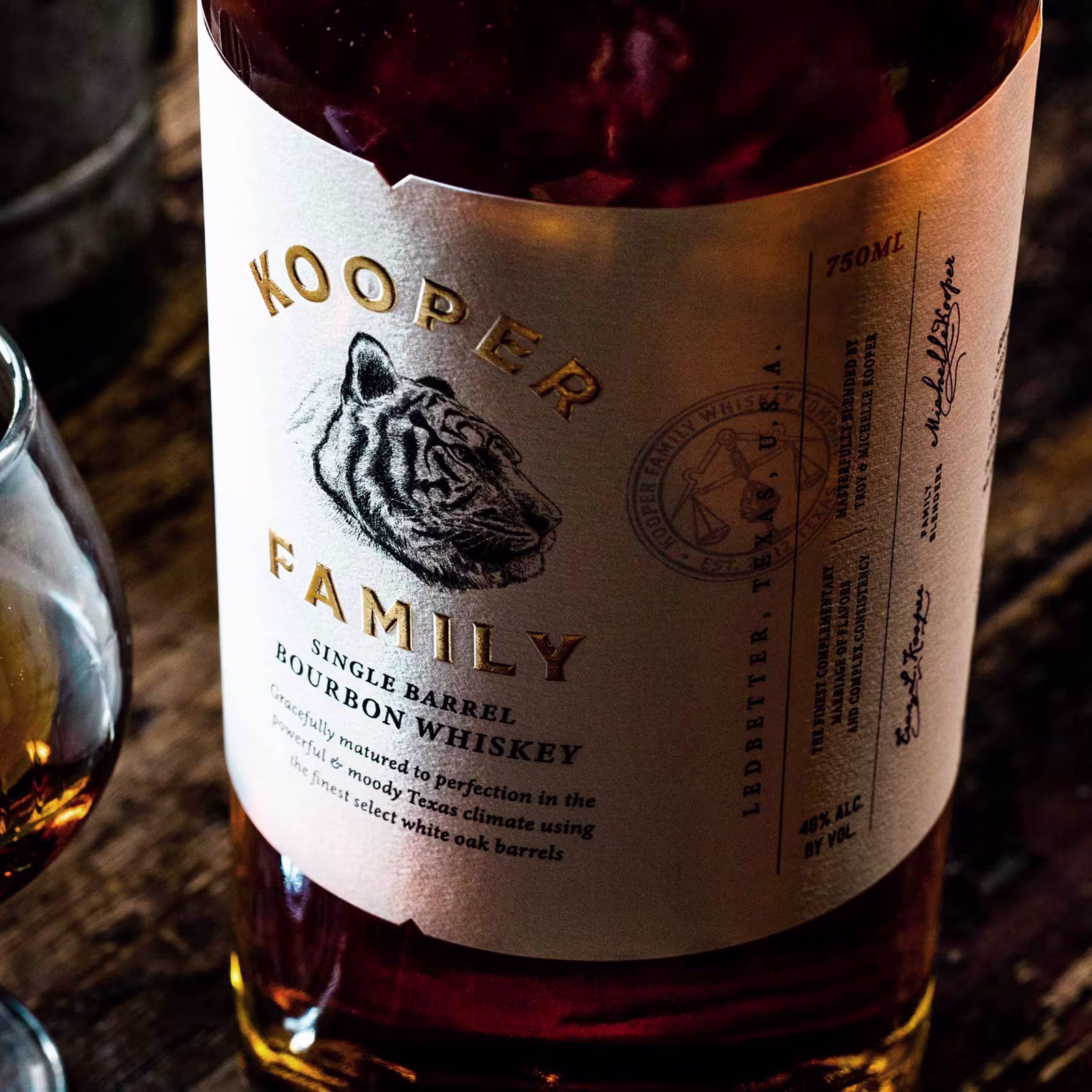 Single Barrel Toasted Oak - Stave Finished Bourbon