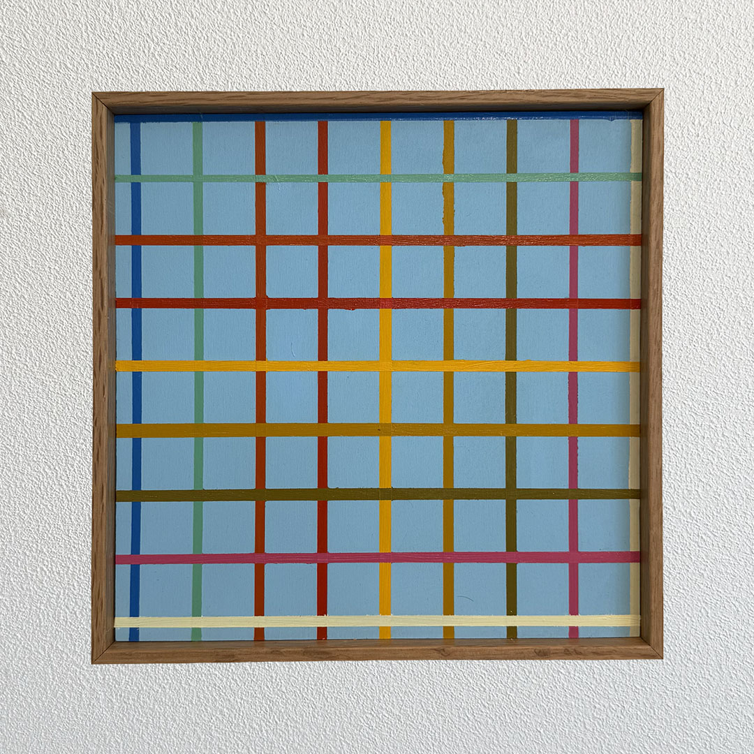 #75 by Henrik Wihlborg — 30 X 30 cm | Acrylic, Oil | 2026 | Wood panel