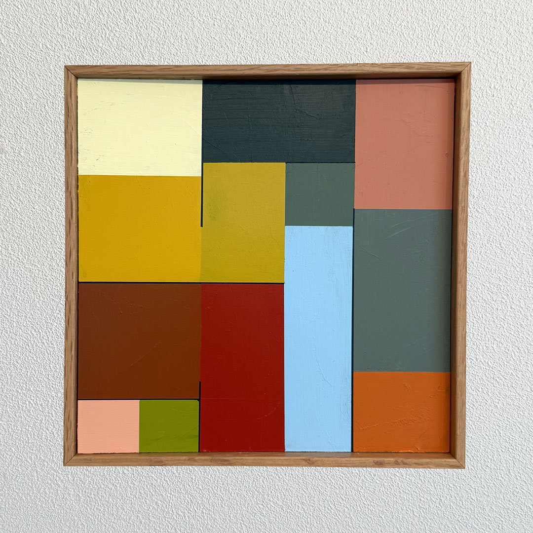 #77 by Henrik Wihlborg — 30 X 30 cm | Acrylic | 2026 | Wood panel