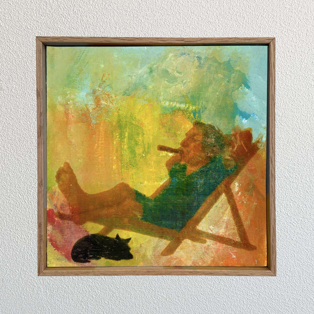 #69 by Henrik Wihlborg — 30 X 30 cm | Acrylic | 2025 | < Sold >