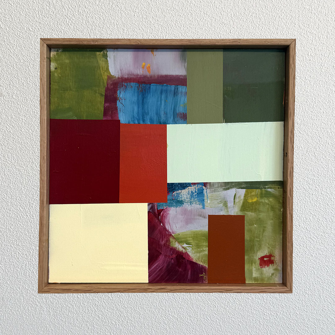 #90 by Henrik Wihlborg — 30 X 30 cm | Acrylic | 2025 | Board