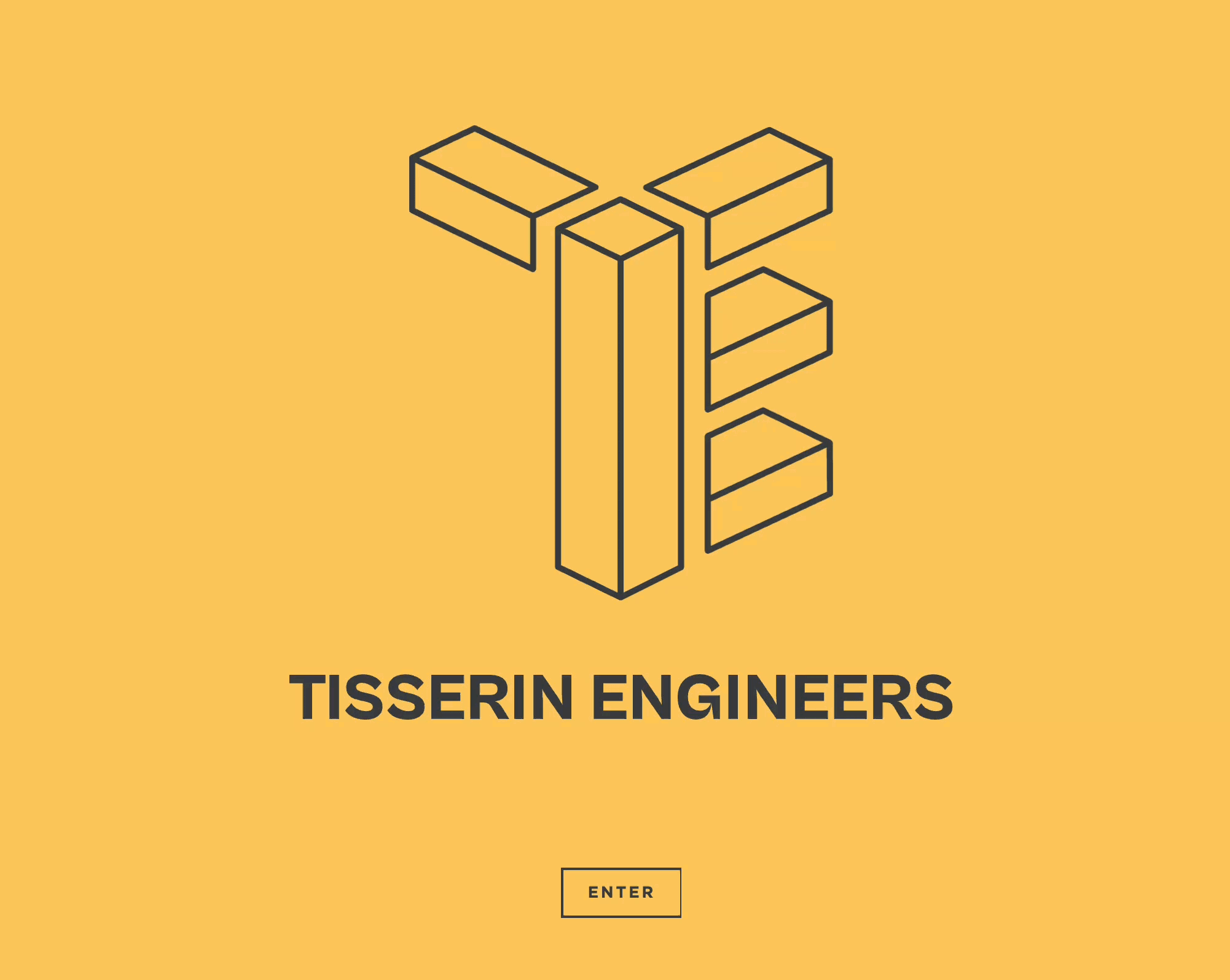 Tisserin Engineers animated logo — motion identity