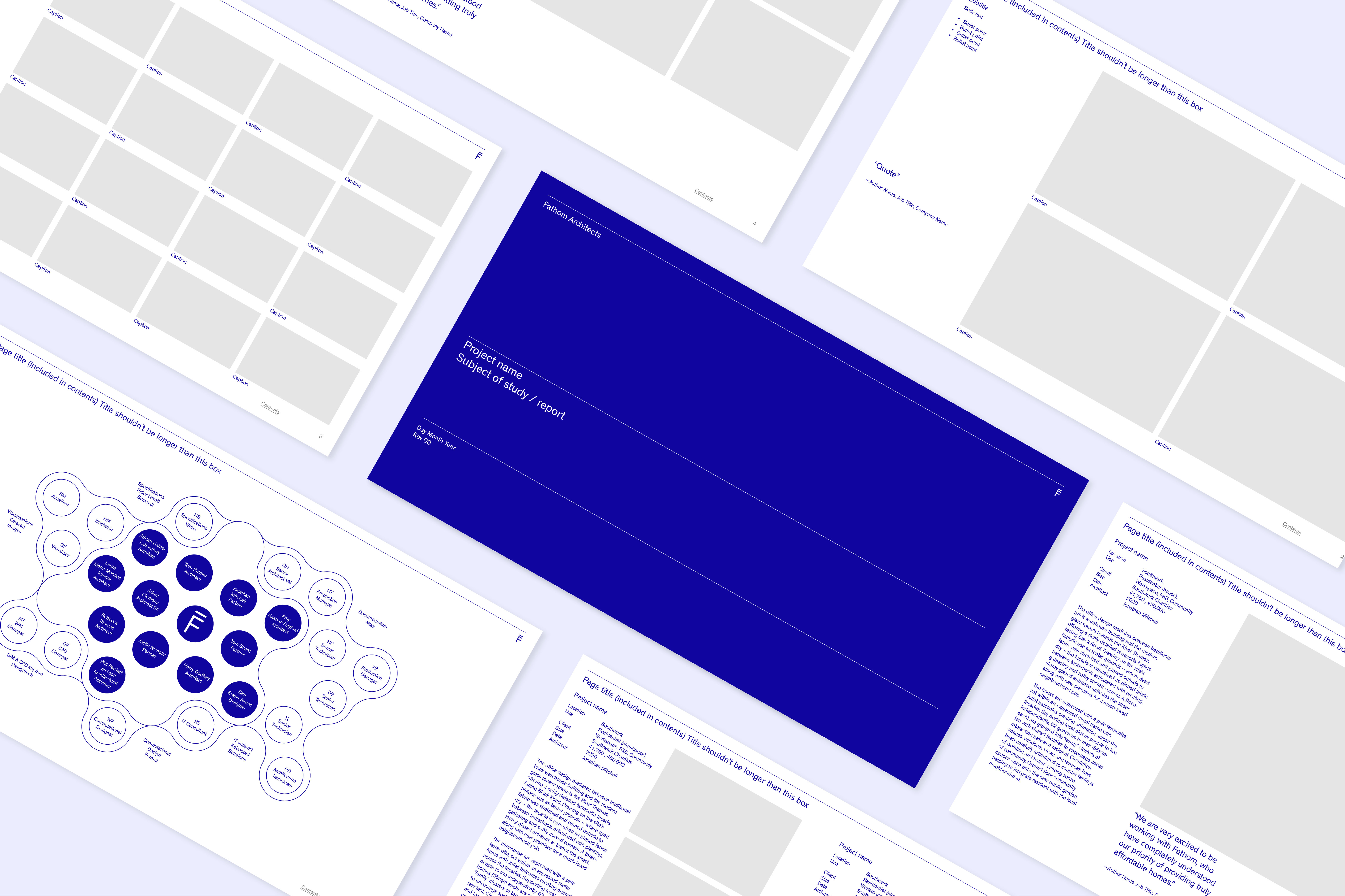 Fathom Architects branded social media post — full width