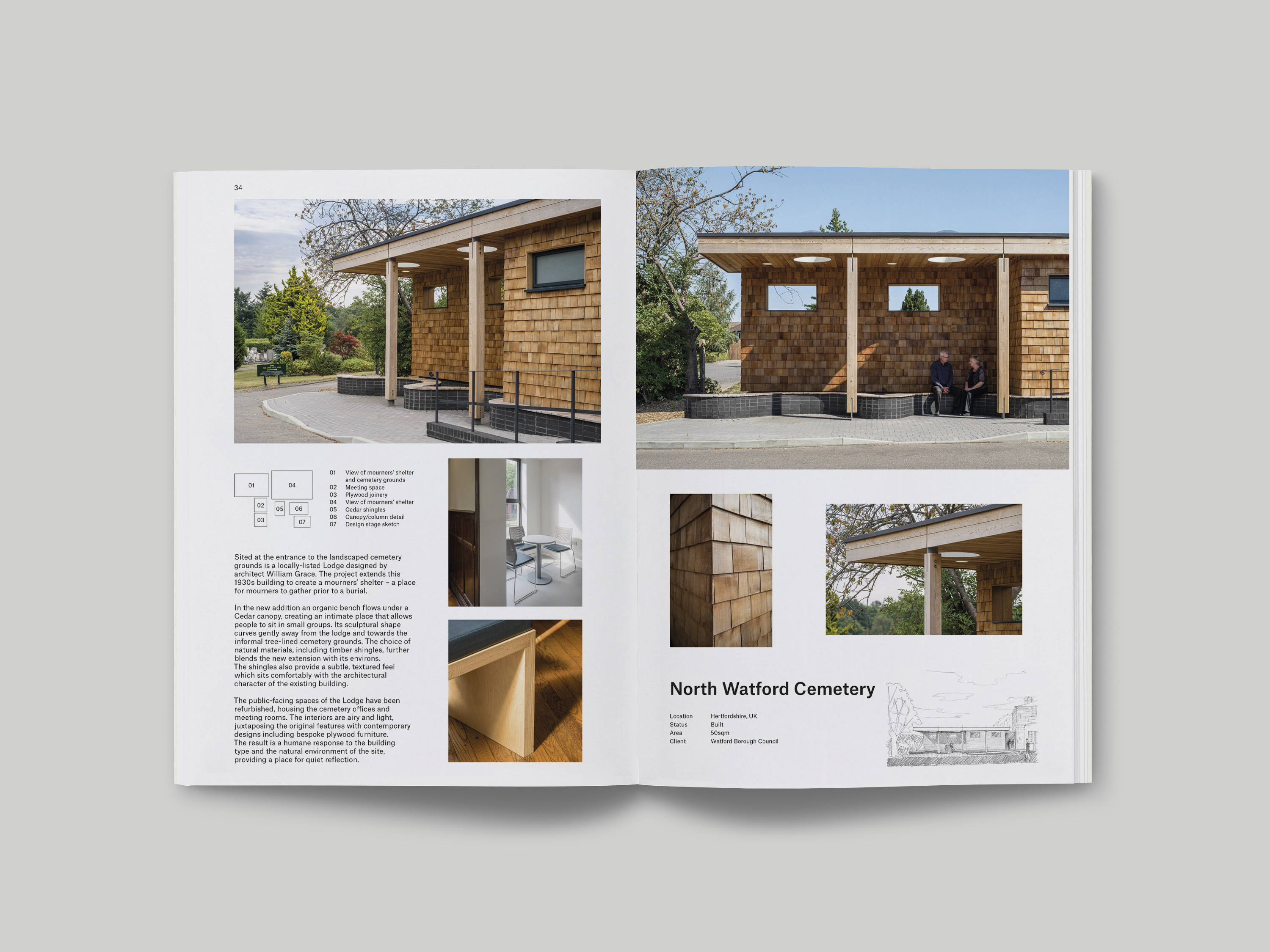 John Puttick Associates brochure — spread detail