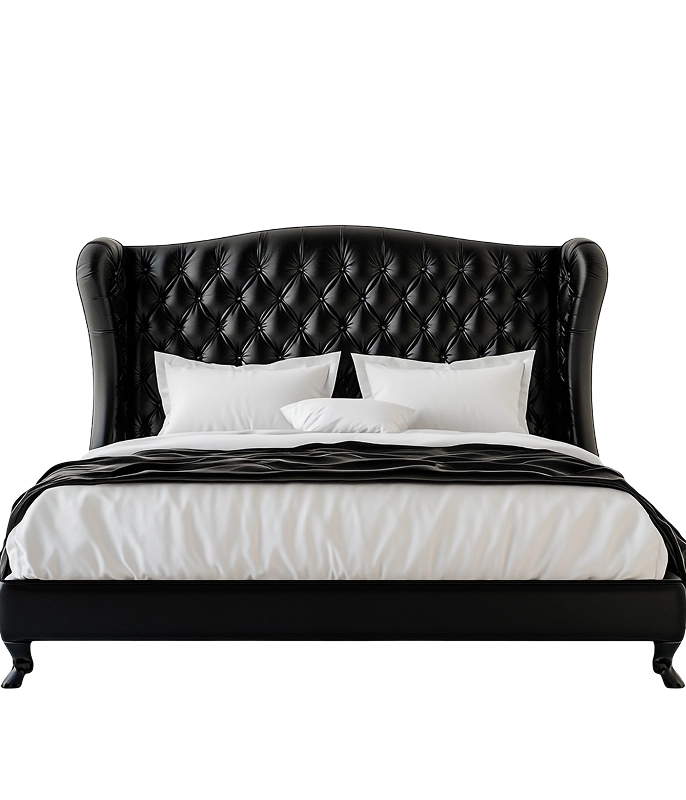 leather bed