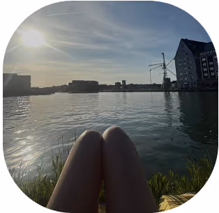 View of the Dortmund-Ems Canal in Münster on a sunny day, a popular spot for cooling off and relaxing.
