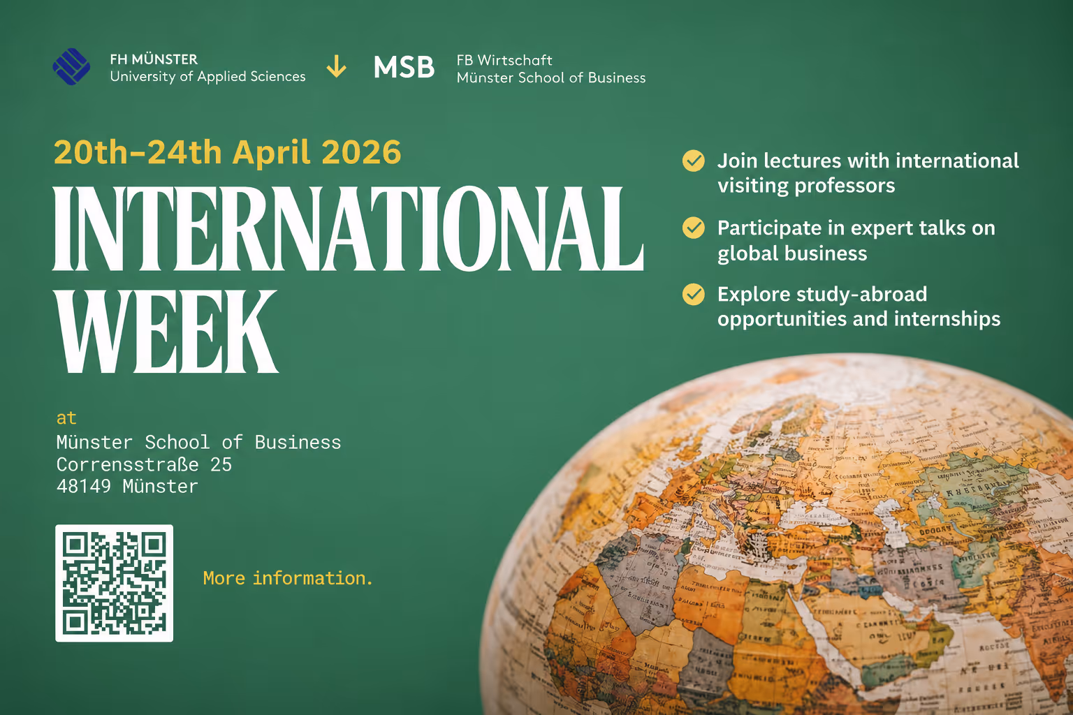 business insights, and study abroad opportunities.