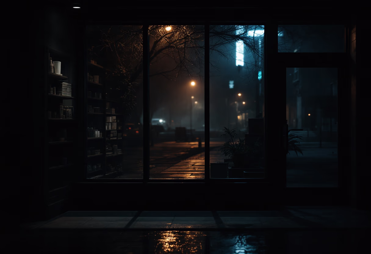 [background image] community or neighborhood view from pharmacy