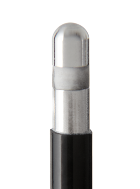 Close-up of a subdermal radiofrequency micro-cannula, the advanced technology used at Sharief Aesthetics Halifax for deep tissue skin tightening and non-surgical jawline contouring.