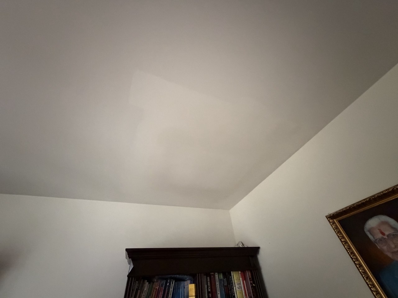 Ceiling after water damage drywall repair and painting in Naperville IL