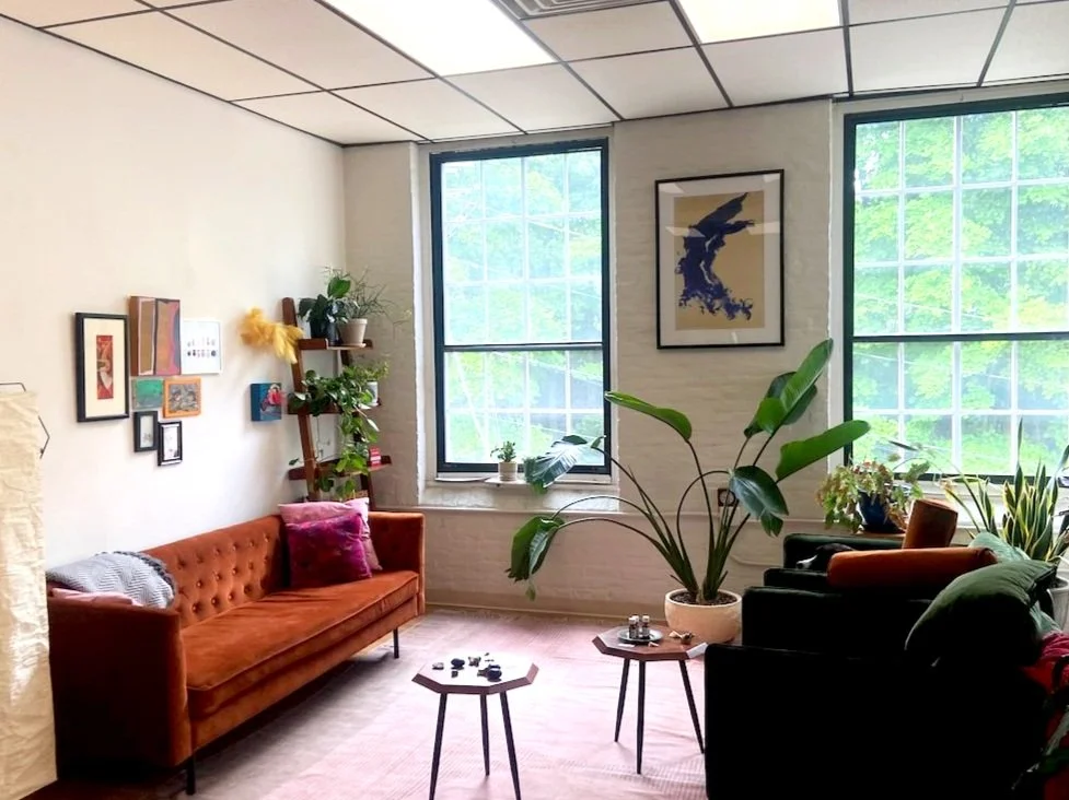 Kelly Miller Counseling office interior in Burlington, Vermont