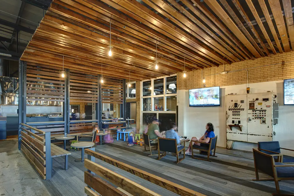 Lounge at the Taproom at Wonder Bread in Waterloo, Iowa
