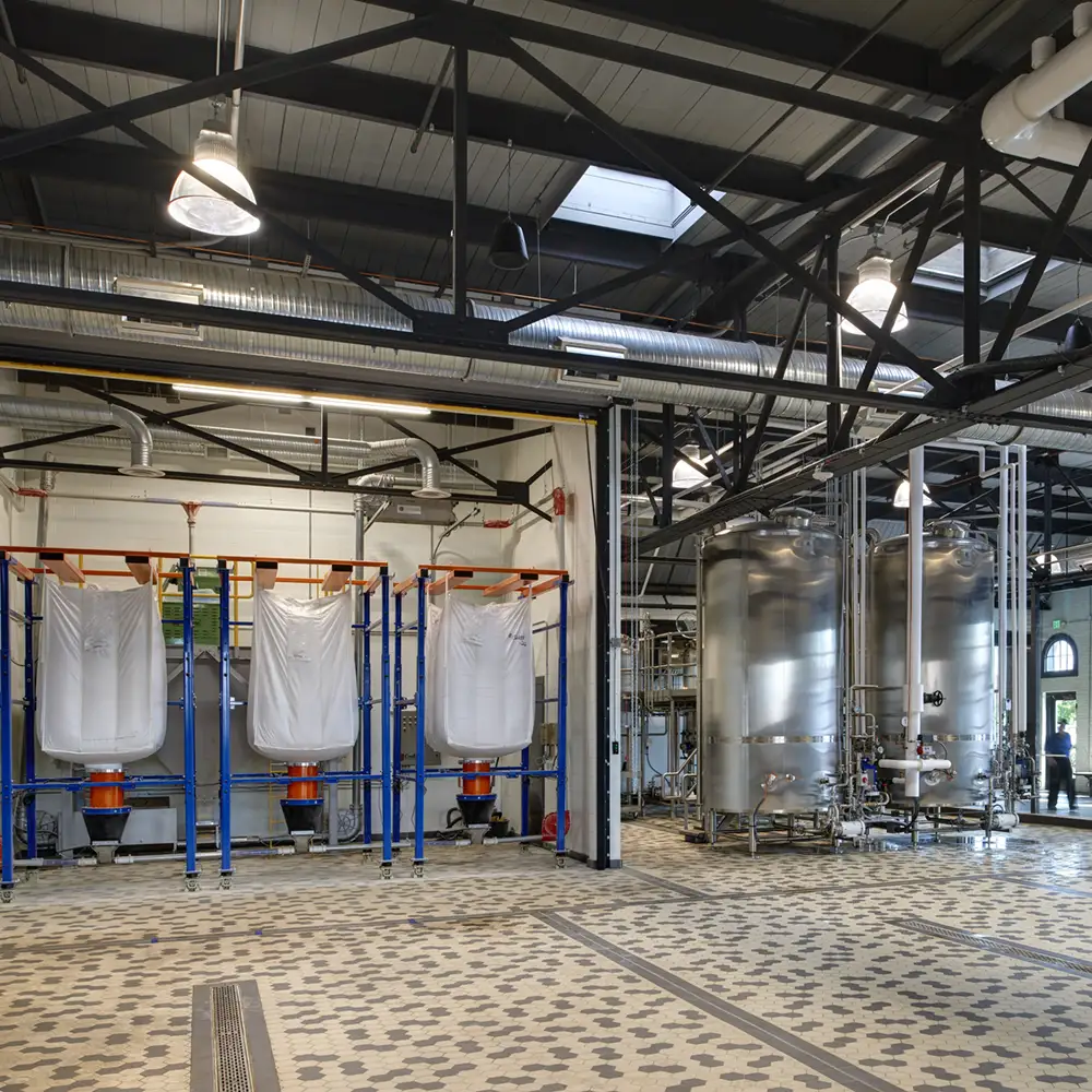 Grain Room at the Brewery at Wonder Bread in Waterloo, Iowa
