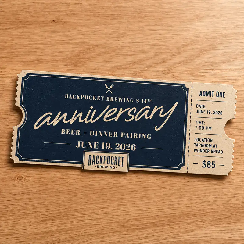 Backpocket Brewing 14th Anniversary