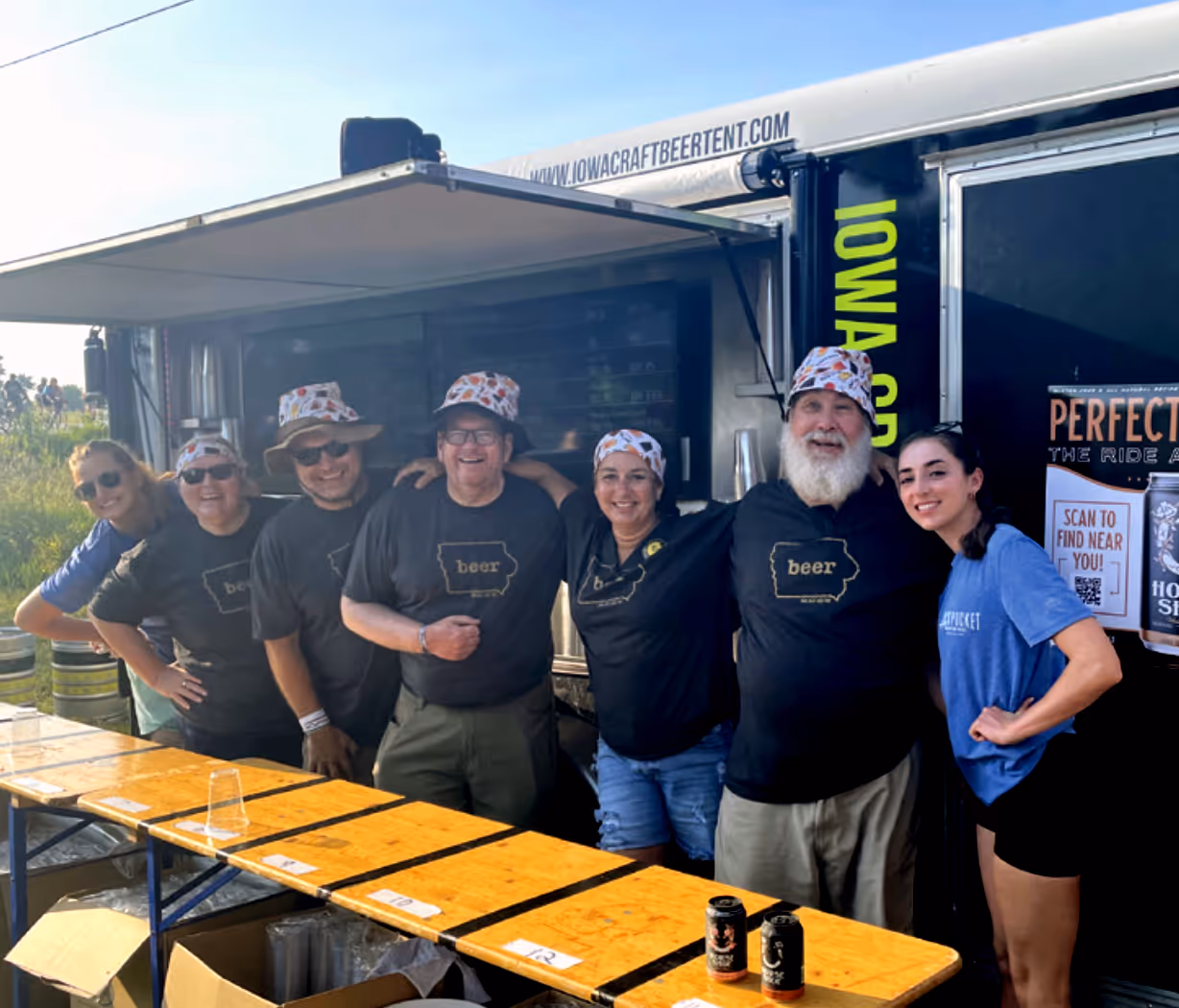 Backpocket Brewing RAGBRAI Beer Garden