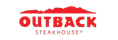 Outback Steakhouse red logo with oval border.