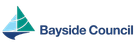 Bayside Council logo with stylized sailboat icon.