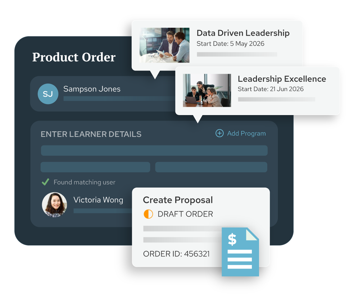 An image of a customer being excited about bulk enrolment, invoice payments and organisational discount options offered by Guroo Academy
