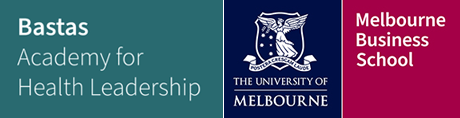 Bastas Academy for Health Leadership and Melbourne Business School logo