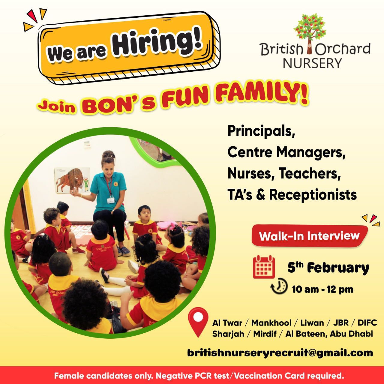 We are HIRING!