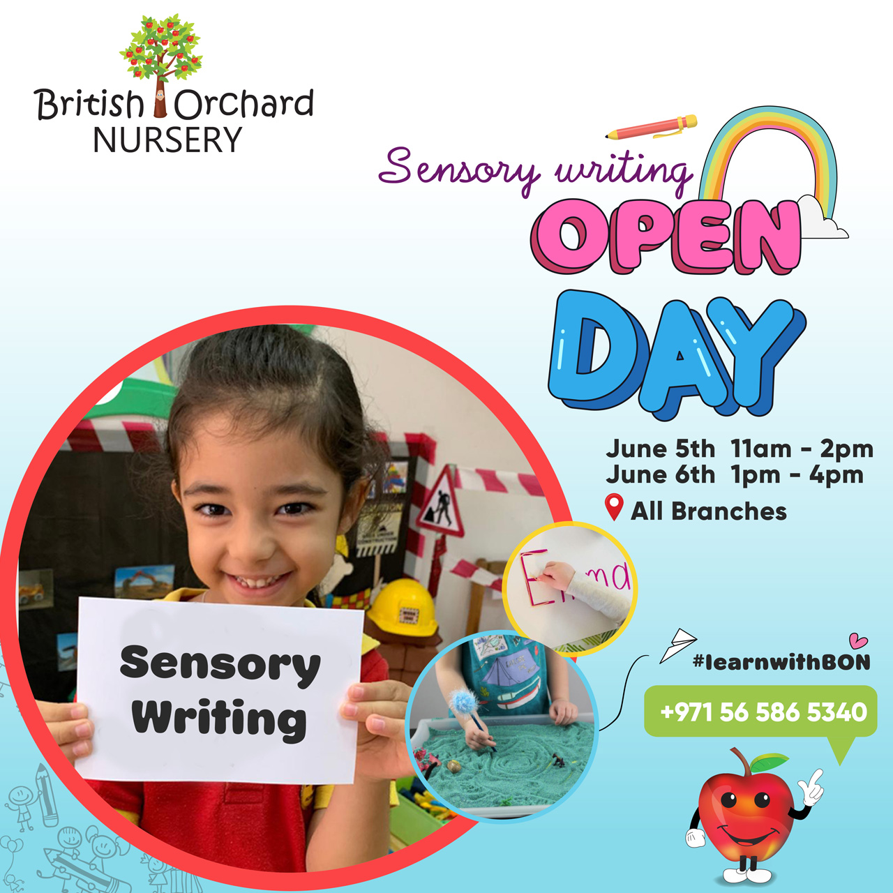 Sensory Writing Open Day